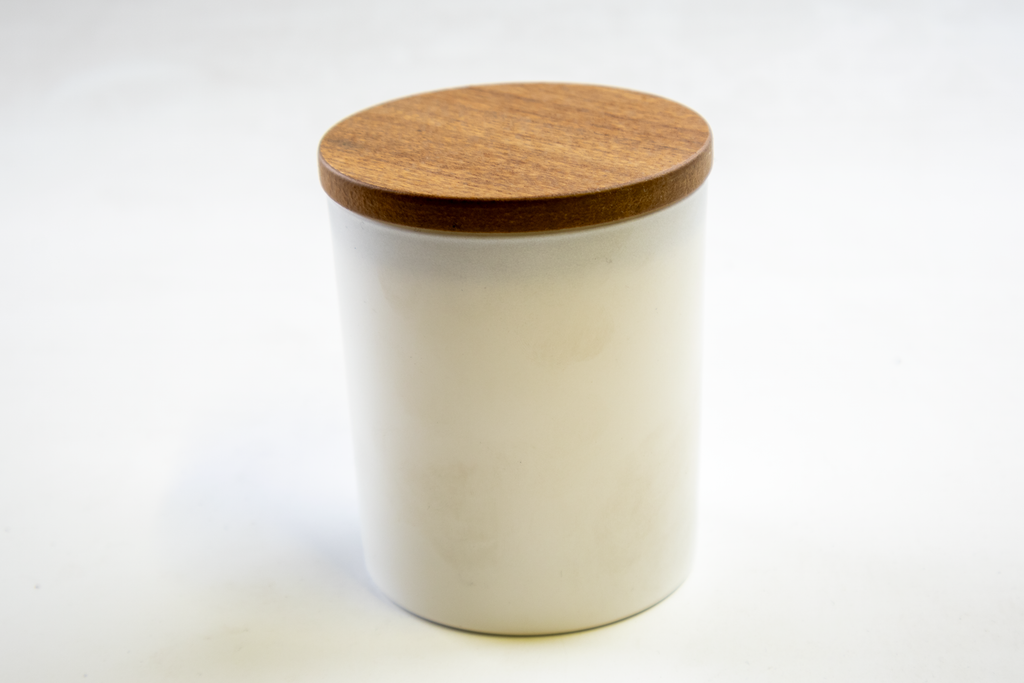 Trälock för glasburk - Natur