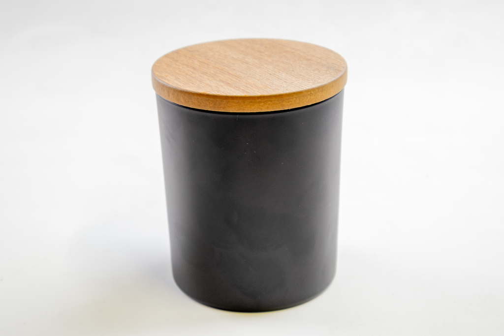 Trälock för glasburk - Natur